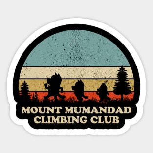 Mount Mumandad Climbing Club Sticker